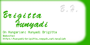 brigitta hunyadi business card